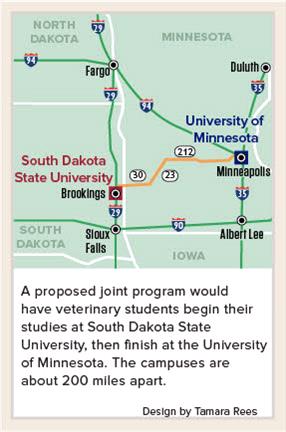 Map for SDSU-UMN