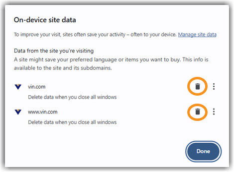 Chrome Trash Image of trash options