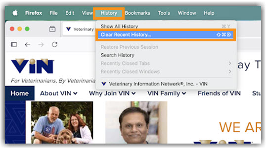 Mac Firefox History Image of Firefox on Mac History to Clear Recent History